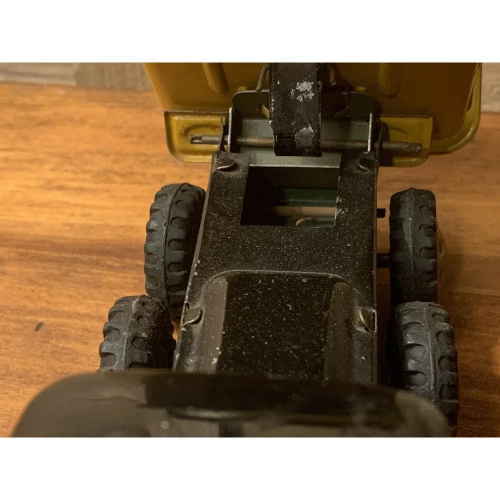 Vintage‎ Tin Toy Dump Truck Made In Japan Mar Line Toys Coal Coke Hauling READ